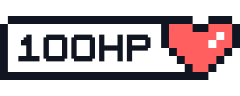 100Hp Gaming 标志